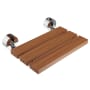 SteamSpa Component 20-1/16" Wide Wall Mounted Folding Shower Seat Brushed Nickel