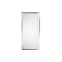 Sterling Vista Pivot II 65-1/2" High x 36" Wide Hinged Framed Shower Door with Pattern or Frosted Glass Silver with Frosted Glass Texture