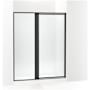 Sterling Attend 72" High x 59-1/2" Wide Pivot Framed Shower Door with Clear Glass Matte Black