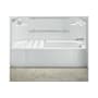 Sterling Accord ADA 60" x 30" Bath - Left-hand Drain with Seat on Right White