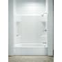 Sterling Accord AFD 60" x 30" Bath with Age in Place Backers - Right Hand Drain White
