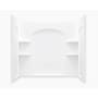 Sterling Ensemble 55-1/4" x 60" x 33-1/4" Vikrell Shower Wall Set and Age-in-Place Backers White