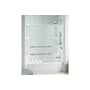 Sterling Accord, Series 7124, 60" x 30" x 72" ADA Smooth Bath/Shower - Right-hand Drain, Left-hand Seat White