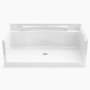Sterling 60" x 36" Shower Base with Single Threshold and Center Drain White