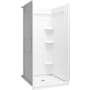 Sterling Medley 36" X 34" Shower Stall With Aging In Place Backerboards White