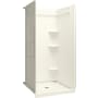 Sterling Medley 36" X 34" Shower Stall With Aging In Place Backerboards Biscuit