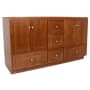 Strasser Simplicity 60" Double Free Standing Vanity Cabinet Only - Less Vanity Top Medium Alder