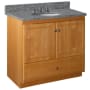 Strasser Simplicity 36" Single Free Standing Vanity Cabinet Only - Less Vanity Top Natural Alder