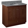 Strasser Simplicity 36" Single Free Standing Vanity Cabinet Only - Less Vanity Top Dark Alder