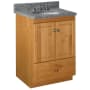 Strasser Simplicity 24" Single Free Standing Vanity Cabinet Only - Less Vanity Top Natural Alder
