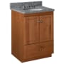 Strasser Simplicity 24" Single Free Standing Vanity Cabinet Only - Less Vanity Top Medium Alder