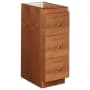 Strasser Simplicity 34-1/2" MDF and Plywood Bathroom Bridge or Side Cabinet Medium Alder