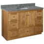 Strasser Simplicity 48" Single Free Standing Vanity Cabinet Only - Less Vanity Top Natural Alder