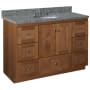 Strasser Simplicity 48" Single Free Standing Vanity Cabinet Only - Less Vanity Top Medium Alder