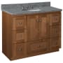 Strasser Simplicity 42" Single Free Standing Vanity Cabinet Only - Less Vanity Top Medium Alder