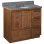 Strasser Simplicity 36" Single Free Standing Vanity Cabinet Only - Less Vanity Top Medium Alder