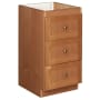 Strasser Simplicity 34-1/2" MDF and Plywood Bathroom Bridge or Side Cabinet Medium Alder