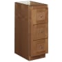 Strasser Simplicity 34-1/2" MDF and Plywood Bathroom Bridge or Side Cabinet Medium Alder
