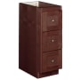 Strasser Simplicity 34-1/2" MDF and Plywood Bathroom Bridge or Side Cabinet Dark Alder