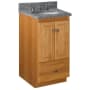Strasser Simplicity 18" Single Free Standing Vanity Cabinet Only - Less Vanity Top Natural Alder