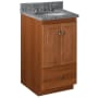 Strasser Simplicity 18" Single Free Standing Vanity Cabinet Only - Less Vanity Top Medium Alder