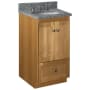 Strasser Simplicity 18" Single Free Standing Vanity Cabinet Only - Less Vanity Top Natural Alder