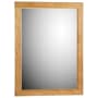 Strasser Simplicity 24" W x 32" H Transitional Rectangular Wood Framed Bathroom Wall Mirror Natural Alder