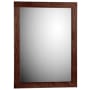 Strasser Simplicity 24" W x 32" H Transitional Rectangular Wood Framed Bathroom Wall Mirror Dark Alder
