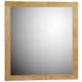 Strasser Simplicity 30" W x 32" H Transitional Rectangular Wood Framed Bathroom Wall Mirror Natural Alder