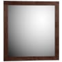 Strasser Simplicity 30" W x 32" H Transitional Rectangular Wood Framed Bathroom Wall Mirror Dark Alder