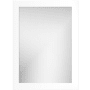 Strasser Simplicity 24" W x 32" H Transitional Rectangular Wood Framed Bathroom Wall Mirror Satin White