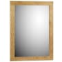 Strasser Simplicity 24" W x 32" H Transitional Rectangular Wood Framed Bathroom Wall Mirror Natural Alder