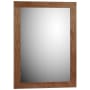 Strasser Simplicity 24" W x 32" H Transitional Rectangular Wood Framed Bathroom Wall Mirror Medium Alder