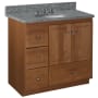 Strasser Simplicity 36" Single Free Standing Vanity Cabinet Only - Less Vanity Top Medium Alder