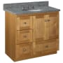 Strasser Simplicity 36" Single Free Standing Vanity Cabinet Only - Less Vanity Top Natural Alder