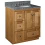 Strasser Simplicity 30" Single Free Standing Vanity Cabinet Only - Less Vanity Top Natural Alder