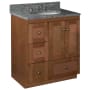 Strasser Simplicity 30" Single Free Standing Vanity Cabinet Only - Less Vanity Top Medium Alder