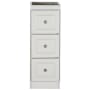 Strasser Simplicity 34-1/2" MDF and Plywood Bathroom Bridge or Side Cabinet Dewy Morning