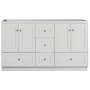 Strasser Simplicity 60" Double Free Standing Vanity Cabinet Only - Less Vanity Top Dewy Morning