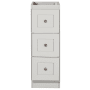 Strasser Simplicity 34-1/2" MDF and Plywood Bathroom Bridge or Side Cabinet Dewy Morning