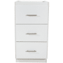 Strasser Simplicity 34-1/2" MDF Bathroom Bridge or Side Cabinet Satin White