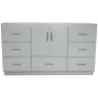 Strasser Simplicity 60" Single Free Standing Vanity Cabinet Only - Less Vanity Top Dewy Morning