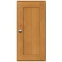 Strasser Simplicity 25" MDF and Plywood Wall Mounted Bathroom Cabinet Natural Alder