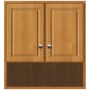 Strasser Simplicity 26" MDF and Plywood Wall Mounted Bathroom Cabinet Natural Alder