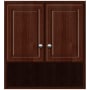 Strasser Simplicity 26" MDF and Plywood Wall Mounted Bathroom Cabinet Dark Alder