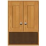 Strasser Simplicity 26" MDF and Plywood Wall Mounted Bathroom Cabinet Natural Alder