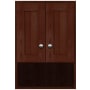 Strasser Simplicity 26" MDF and Plywood Wall Mounted Bathroom Cabinet Dark Alder