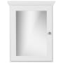 Strasser Simplicity 19" x 27" Framed Single Door Medicine Cabinet Satin White