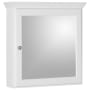 Strasser Simplicity 24" x 27" Framed Single Door Medicine Cabinet Satin White