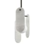 Studio M Megalith 7" Wide LED Abstract Mini Pendant Gunmetal
